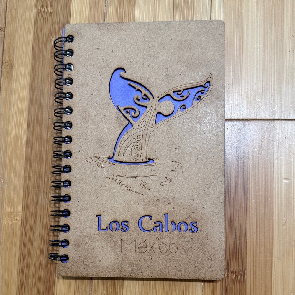 Whale Tail Spiral Notebook